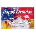 Happy Birthday Stock Postcard (4"x6")